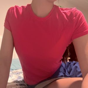 Aritzia Babaton Everyday Tshirt Pink